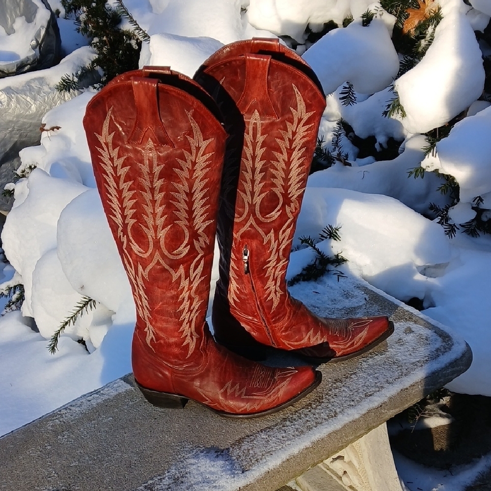 Old Gringo Red Mayra Boot Sz 9B - Picture 2 of 16